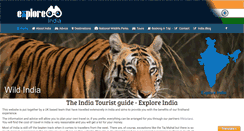 Desktop Screenshot of explore-india.net
