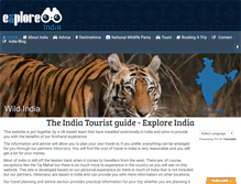 Tablet Screenshot of explore-india.net